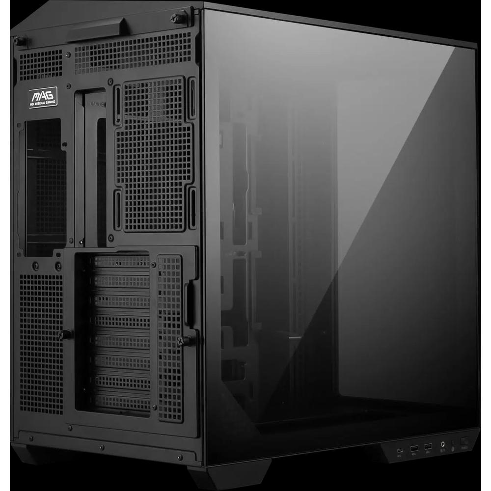 MSI MAG PANO 100L PZ ATX корпус - черный Black (с 4 вентиляторами ARGB) 14