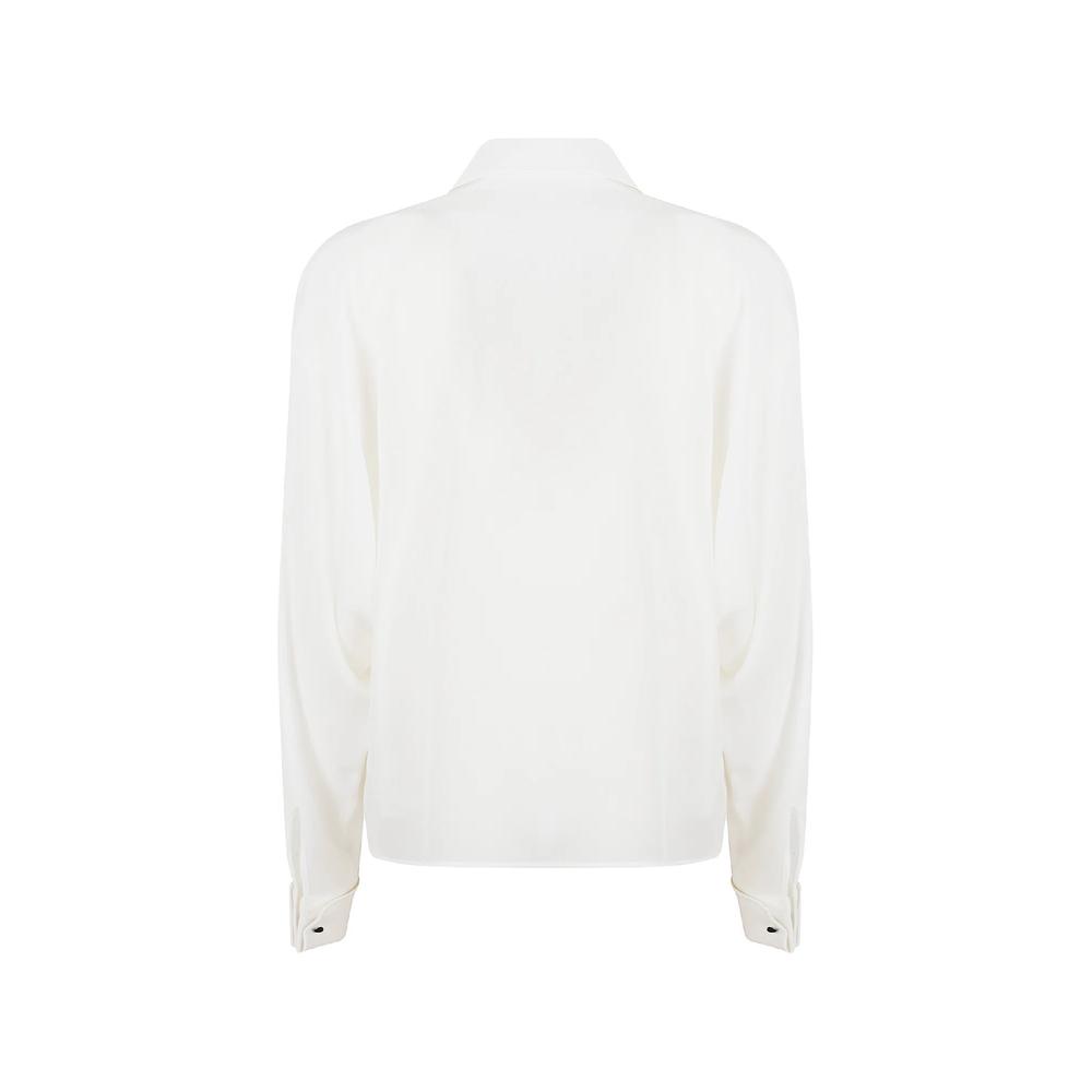 long-sleeved silk shirt 2
