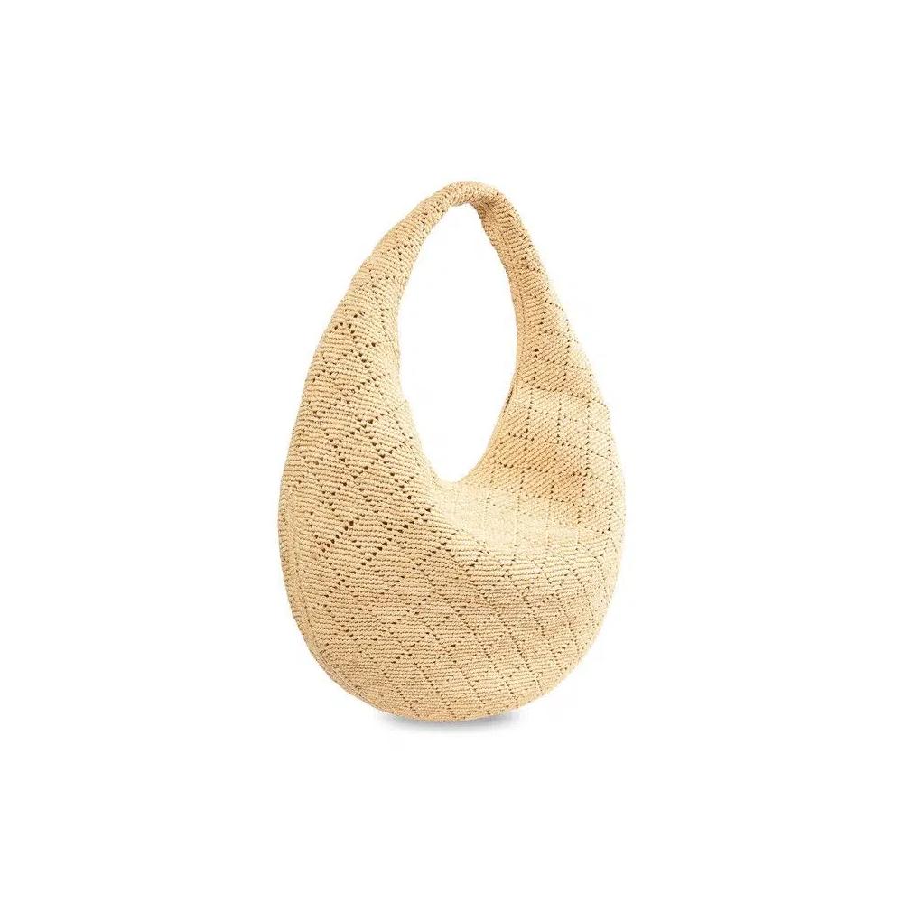 Сумки через плечо Saint Laurent Icare Hobo Raffia Bag 'Pale Brown/Brick' 2