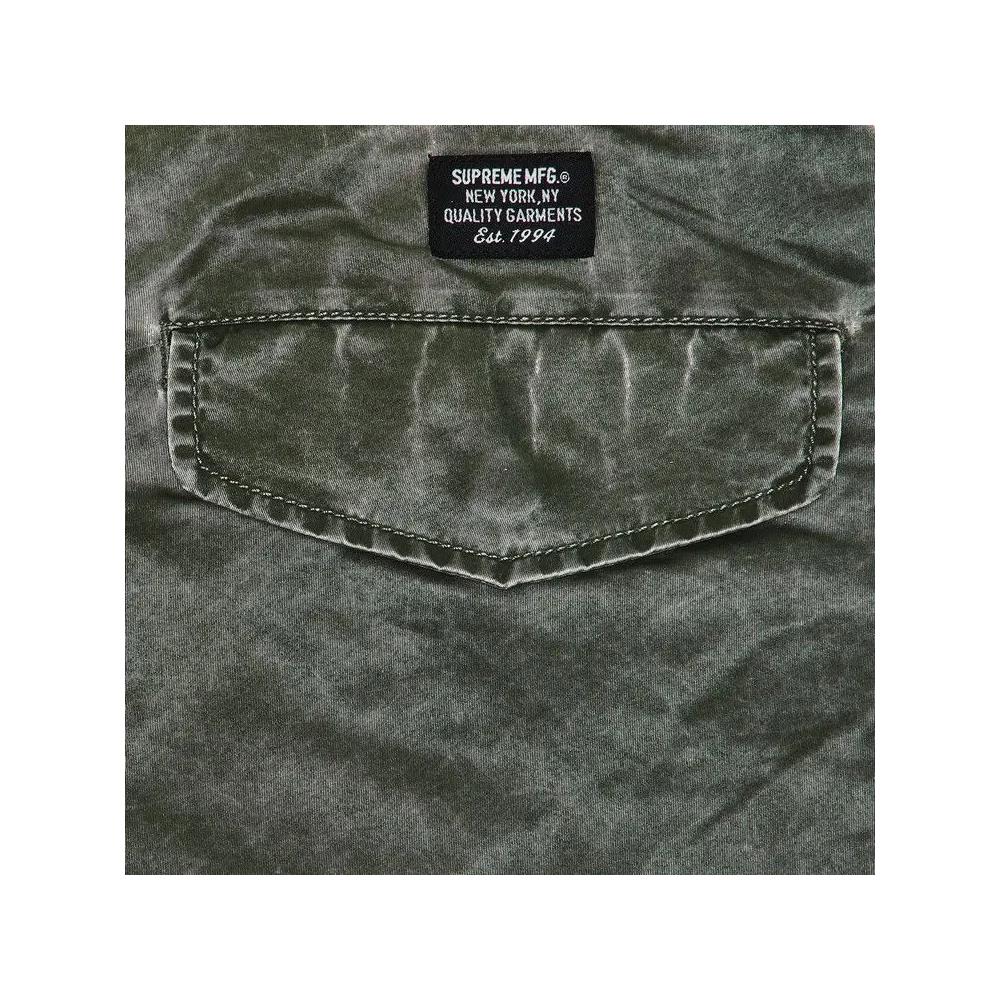 Карго-брюки Supreme Washed Flight Satin Cargo Pant 'Оливковый' 3