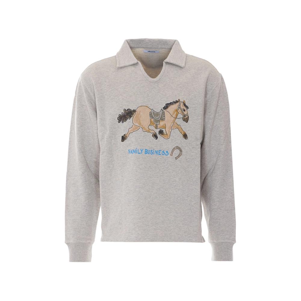 Family Business graphic-print organic cotton polo shirt 1