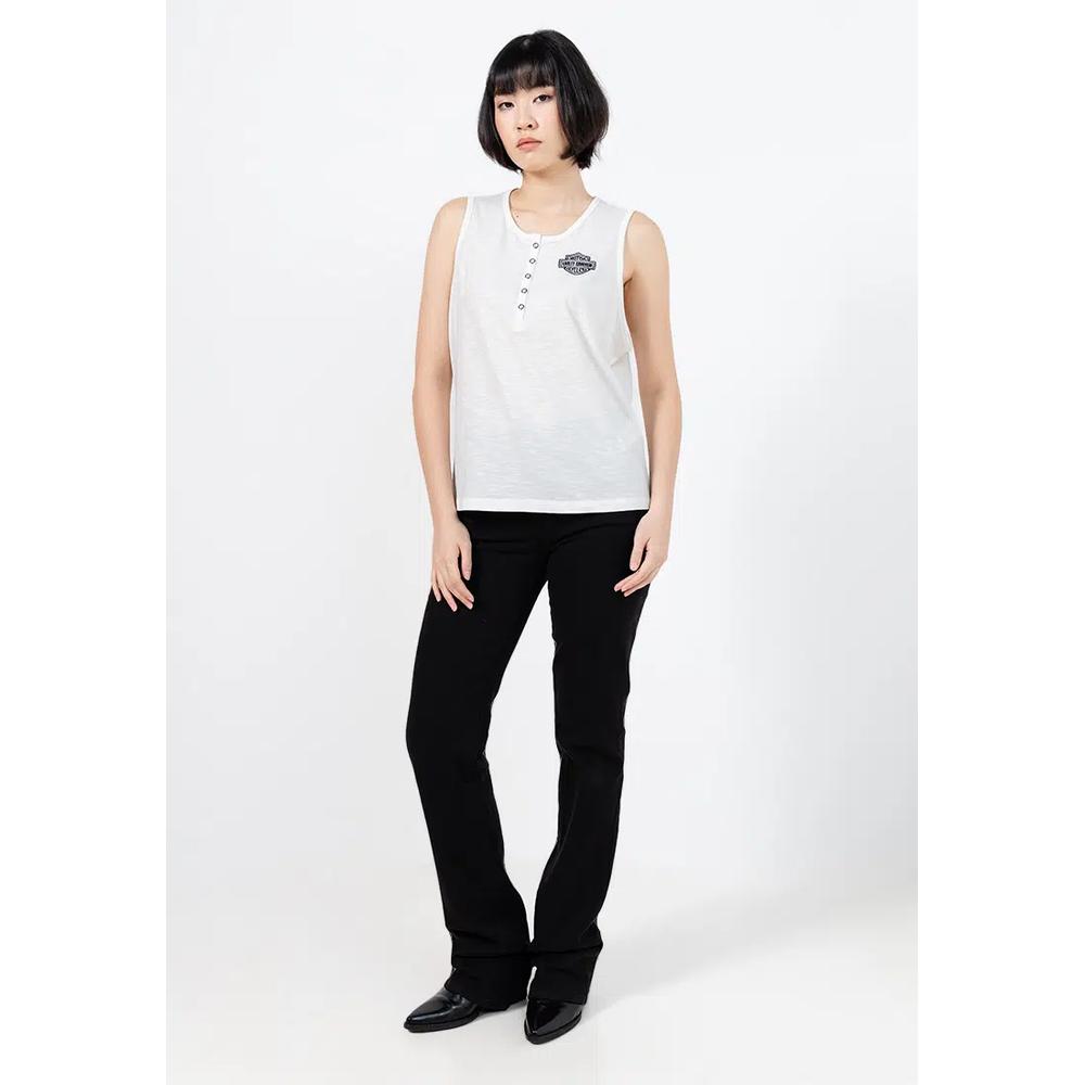 H-D® Essential безрукавка на кнопках Henley 4