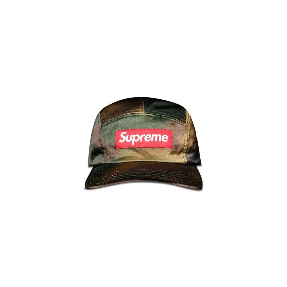 Кепки Supreme Washed Satin Camo Camp Cap 'Вудленд камуфляж' 1