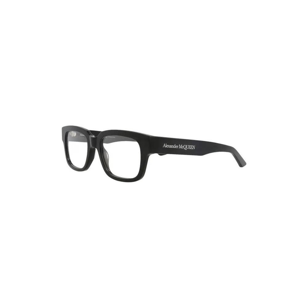 Очки Alexander McQueen Square-Frame Recycled Acetate Optical Frames 'Black/Transparent' 2