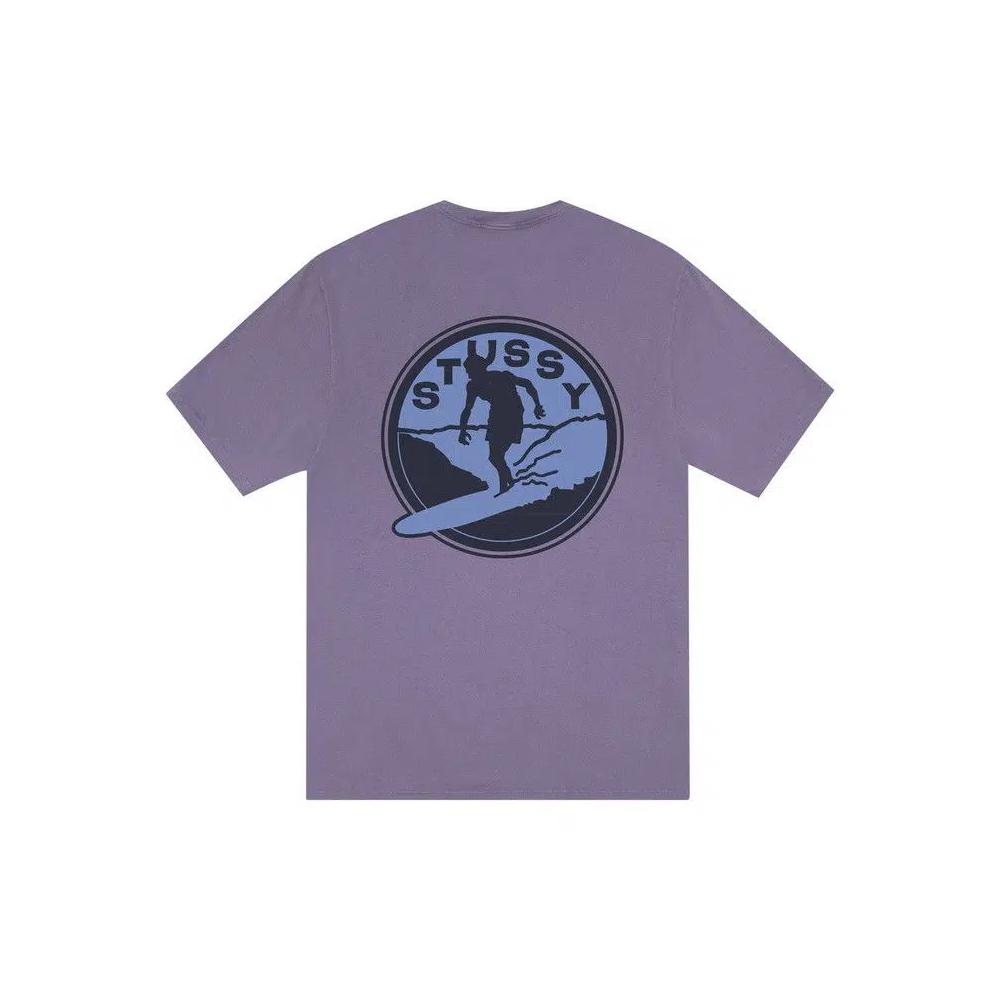 Топы Stussy Surf Club Tee Pigment Dyed 'Grape' 2