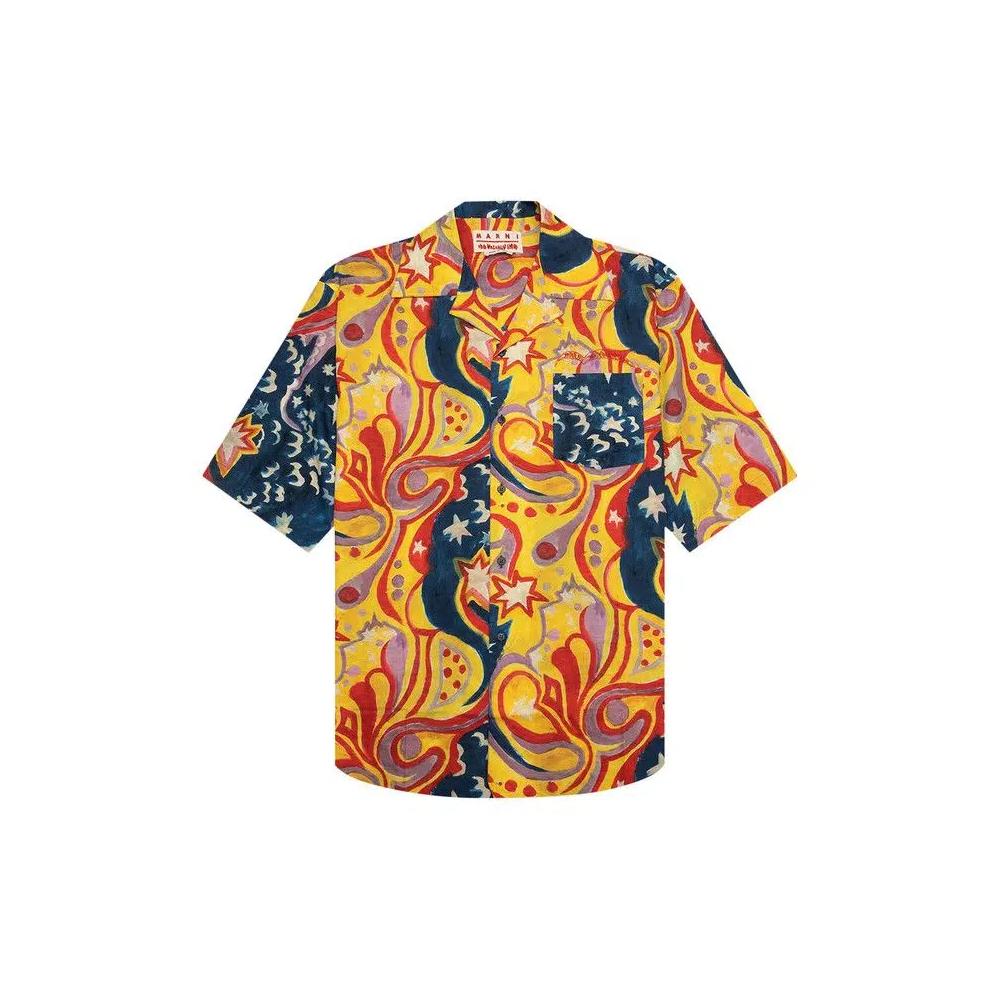 Рубашки на пуговицах Marni x No Vacancy Inn Poplin Bowling Shirt 'Royal' 1