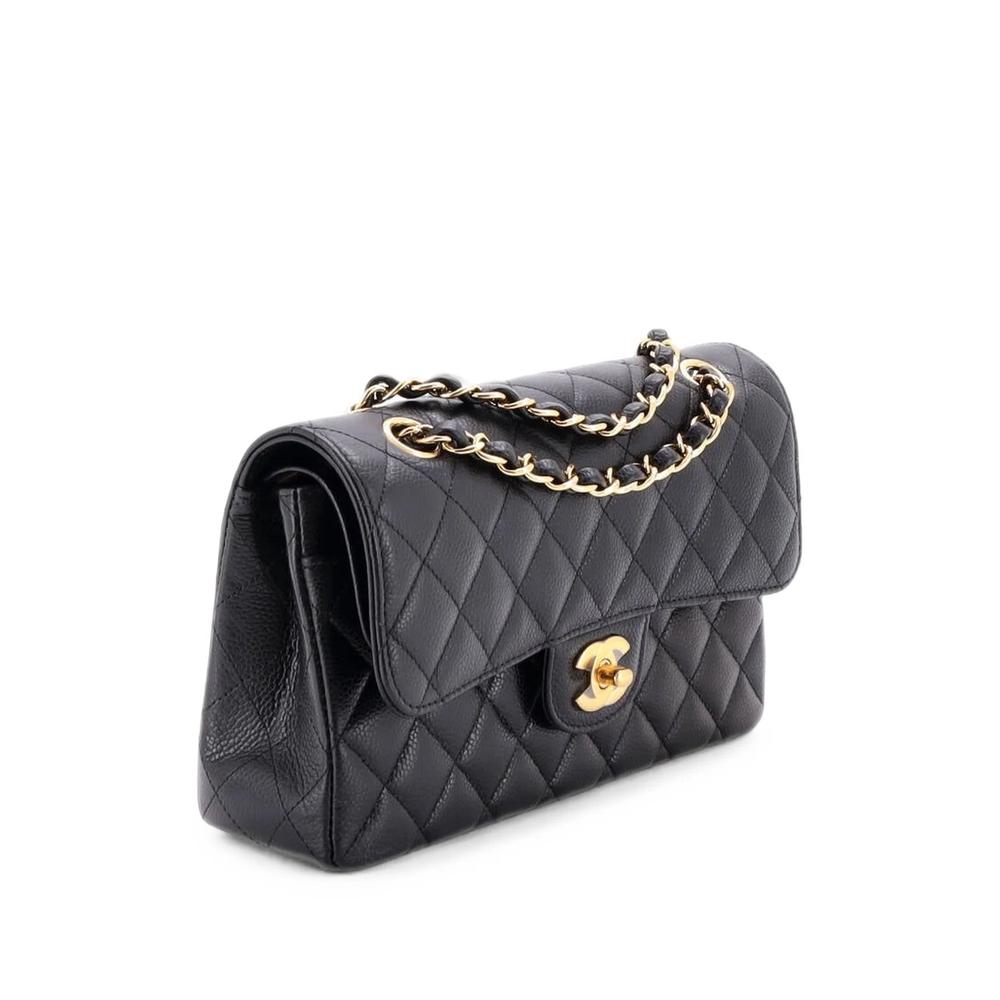 Classic Double Flap Bag Quilted Caviar Small shoulder bag 3