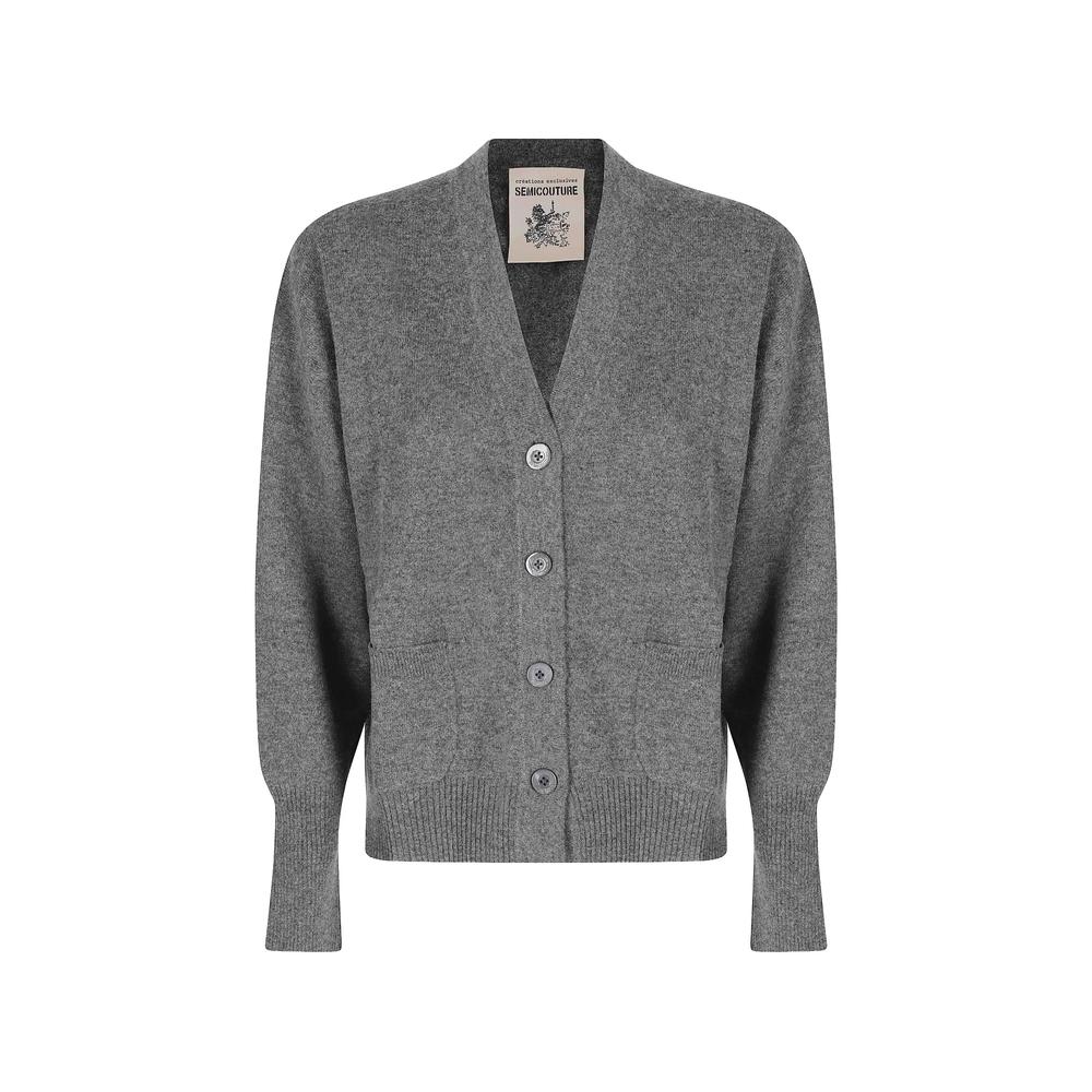 Esther v-neck patch-pocket cardigan 1