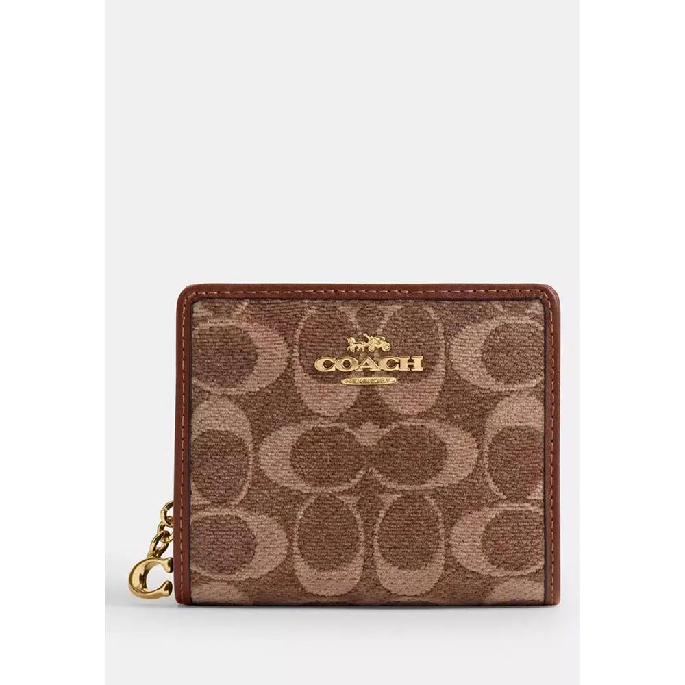 Snap кошелек в Signature Chenille 1