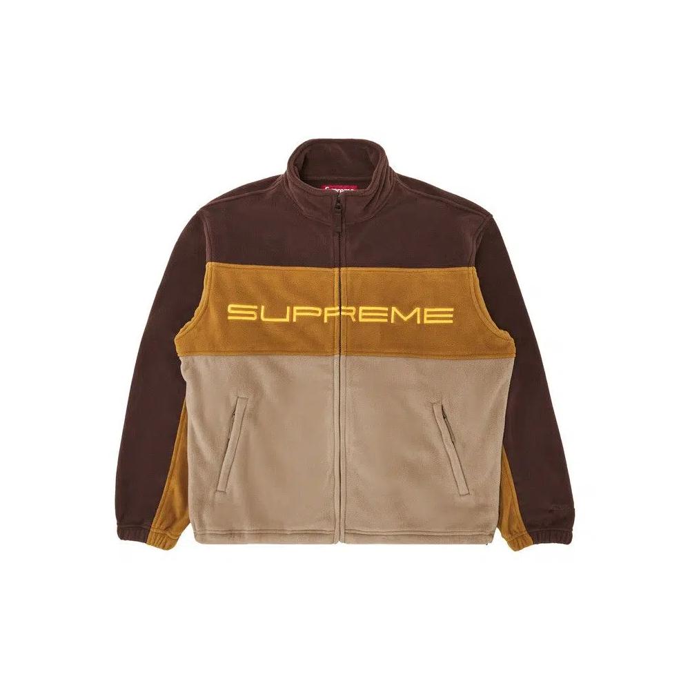 Куртки Supreme Polartec Zip Jacket 'Brown' 1