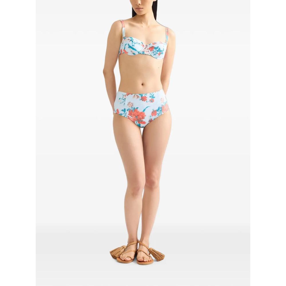 floral-print bikini top 2