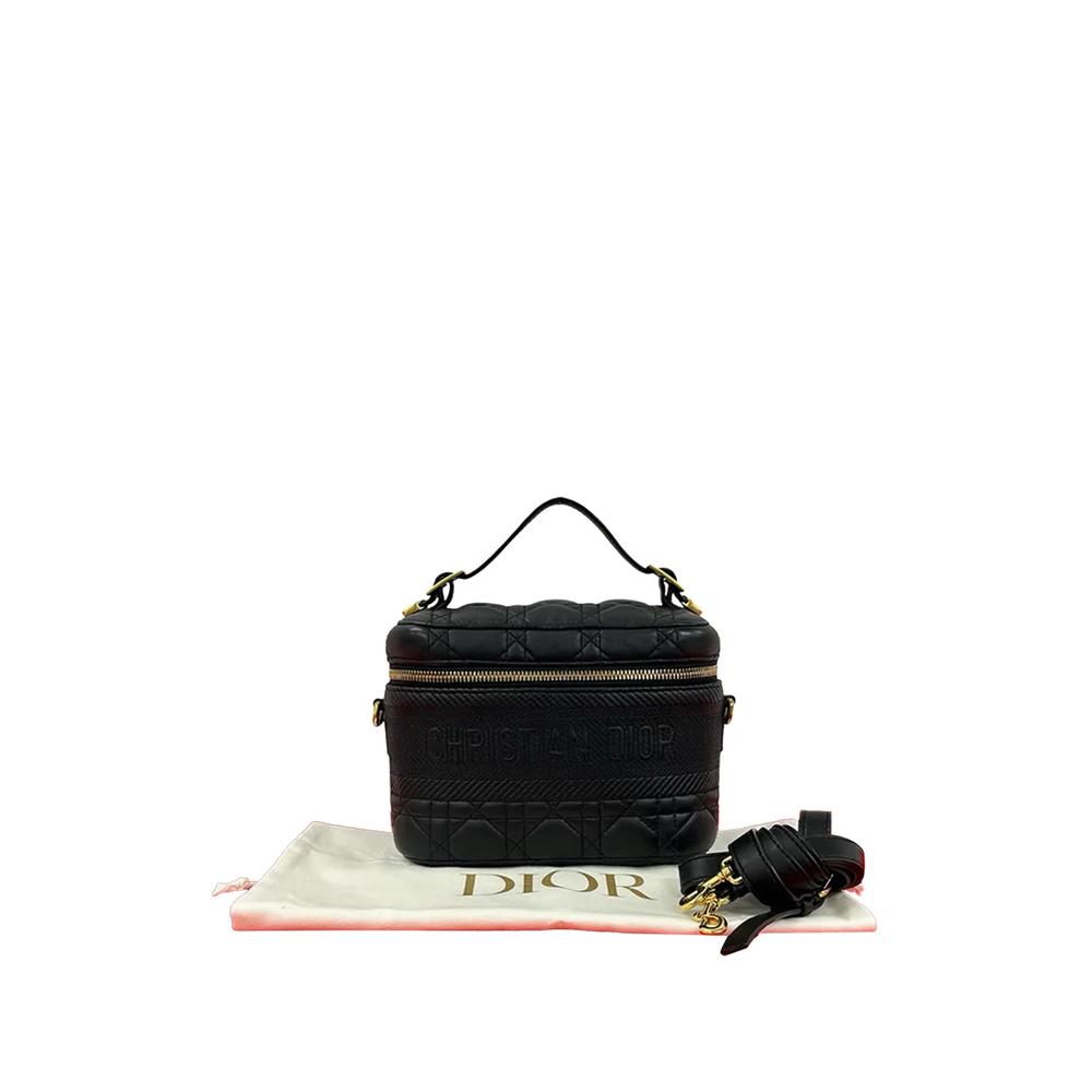 Маленькая сумка-сэтчел Cannage DiorTravel Vanity Case (2000-2026 годы) 2