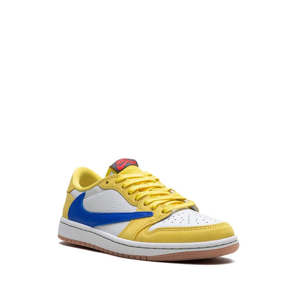 Кроссовки Air Jordan 1 Retro Low Canary из коллаборации с Travis Scott 2