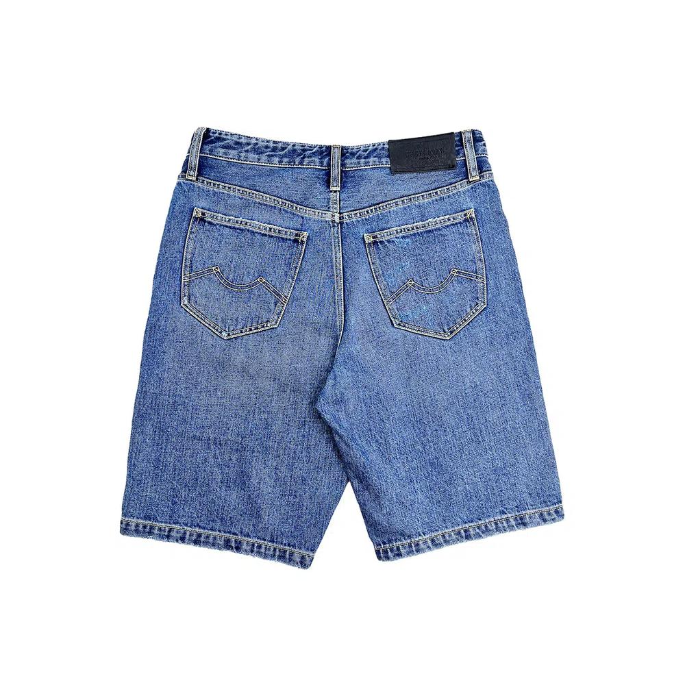 Мужские шорты V57 Artisan Mid Wash Pattern Repaired джинсовые 2