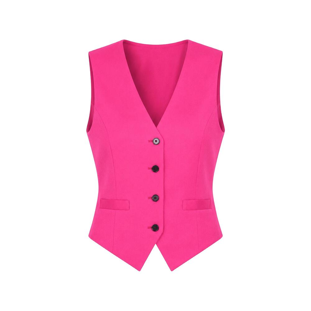 V-neck button-up waistcoat 1