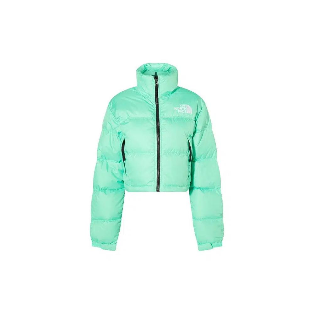 Пуховики The North Face Cropped Nuptse Jacket 'Chlorophyll Green' 1