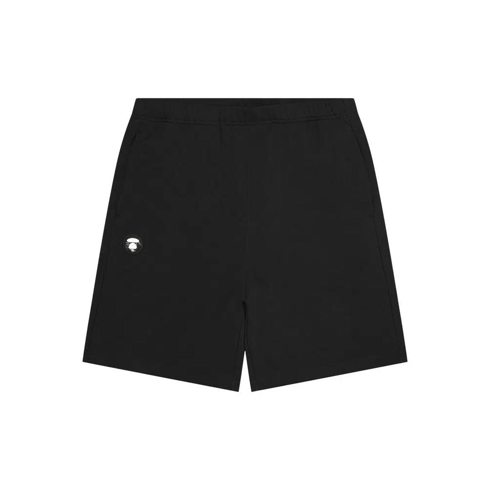AAPE Now Moonface Logo Sweat Shorts 'Черный' 1