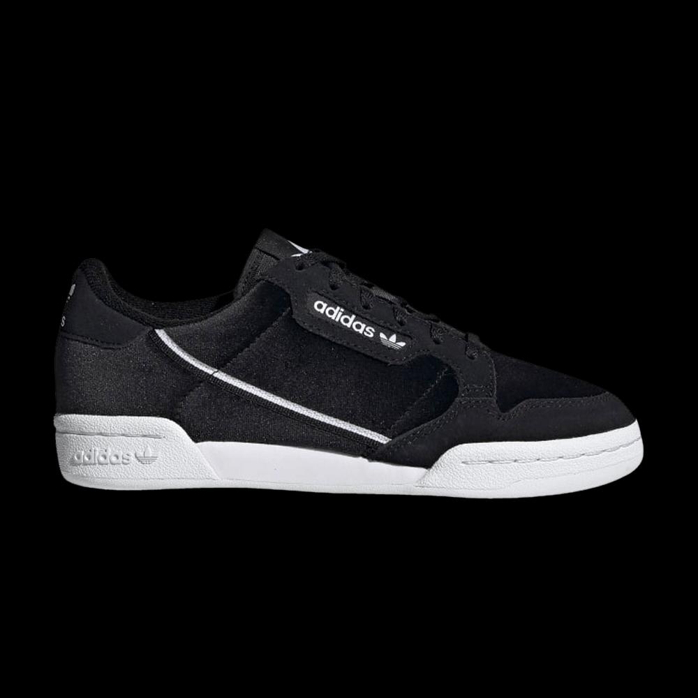 Кроссовки Adidas Continental 80 J 'Black White' 1
