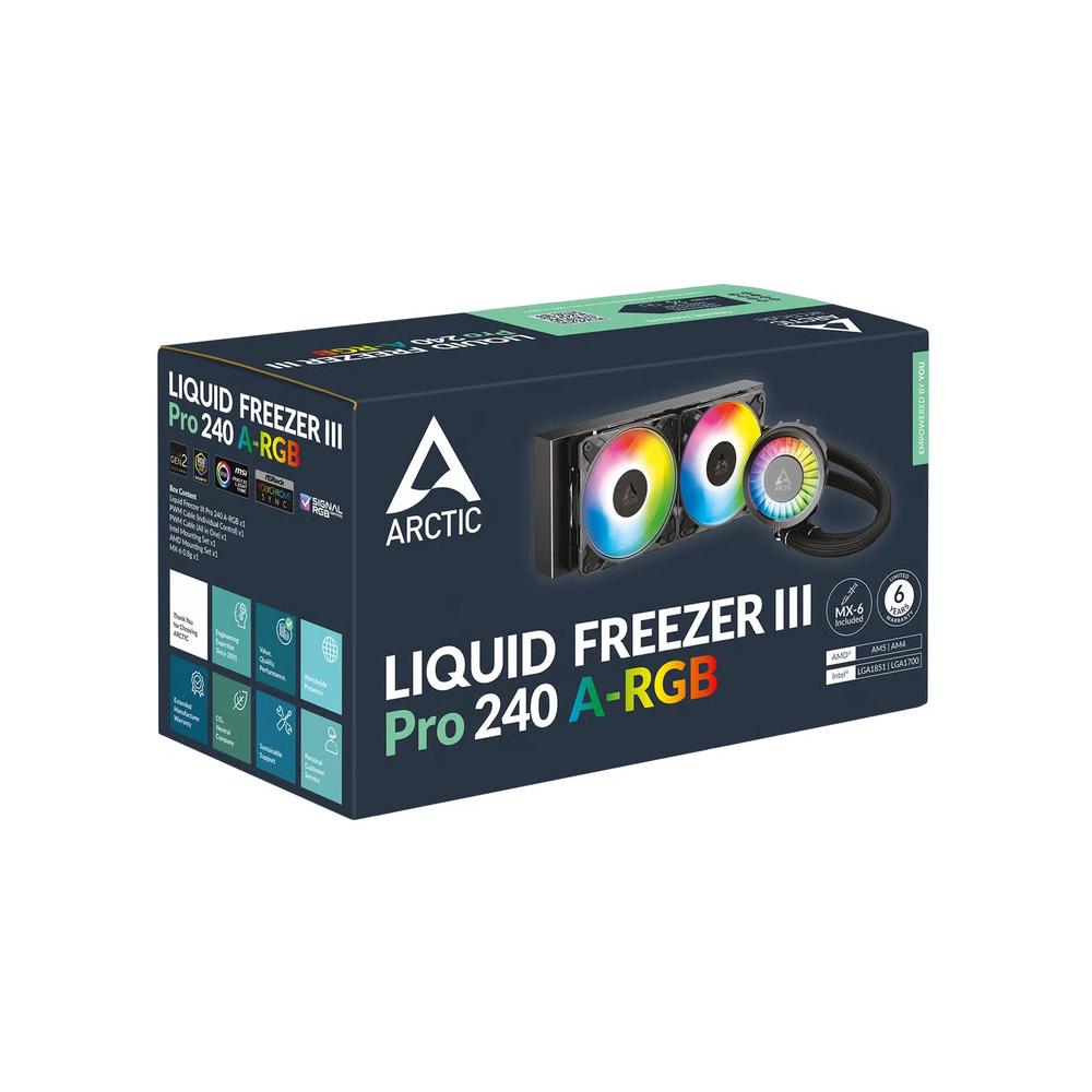 ARCTIC Liquid Freezer III Pro 240 A-RGB 240mm водяное охлаждение - Черный 6