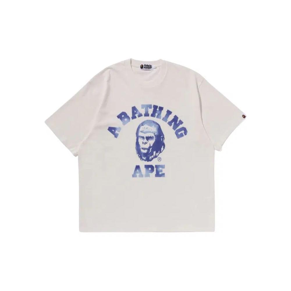 Футболки BAPE College Graphic Tee 'Ivory' 1