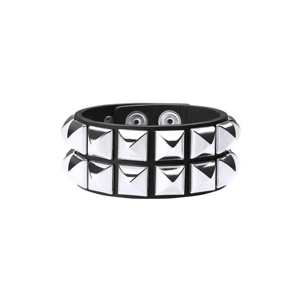 Браслеты Supreme Studded Leather Bracelet 'Black' 1