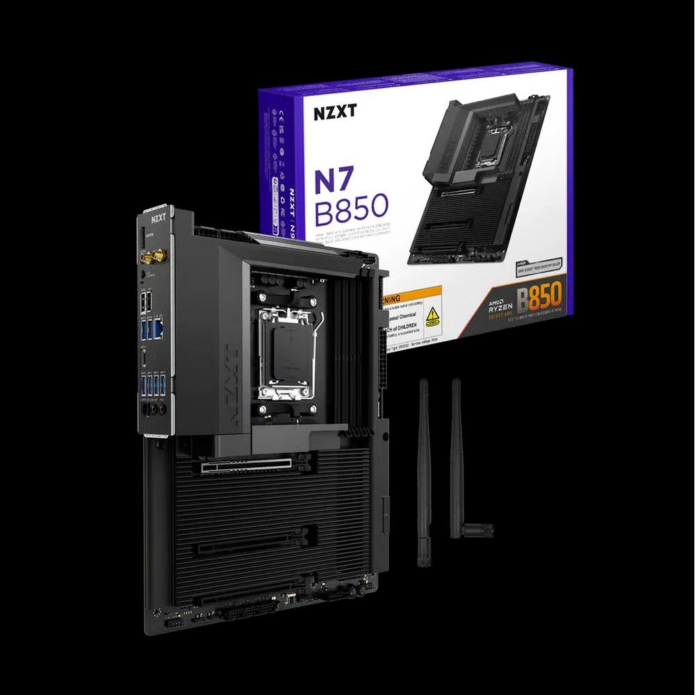 NZXT N7 B850 ATX материнская плата (DDR5) - Black 2
