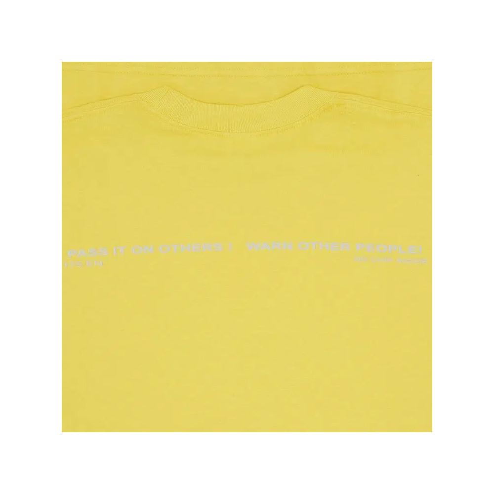Футболка Supreme Warning Tee 'Yellow' 3
