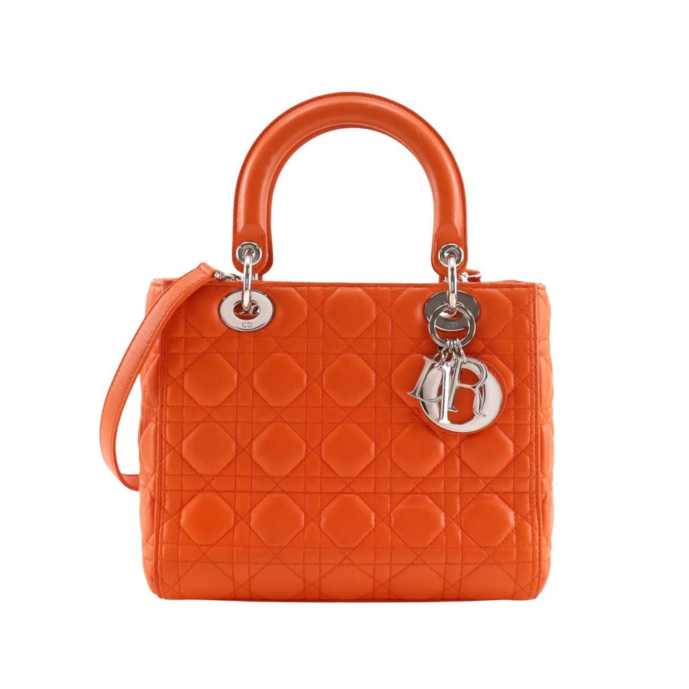 Сумка-сэтчел Cannage Lady Dior среднего размера (2000-2026 годы) 1
