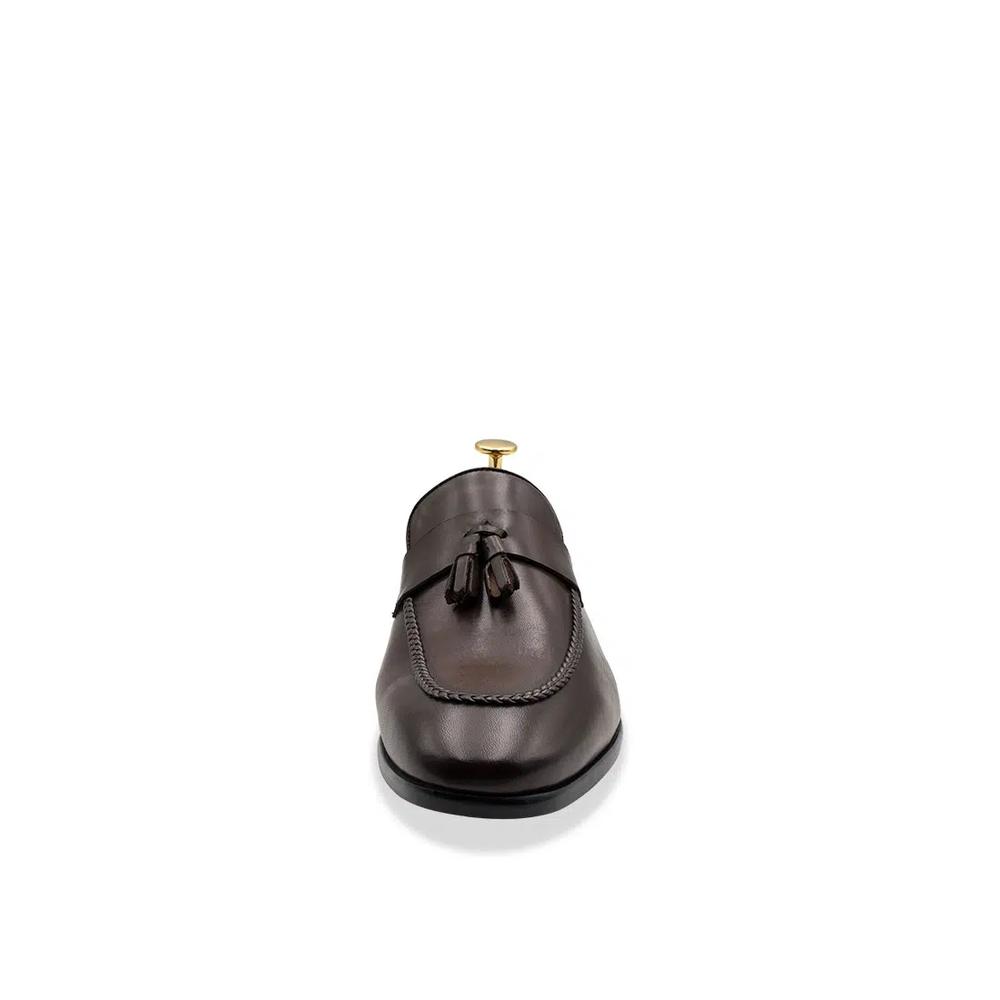 Лоферы Aguilares Walnut с кисточками 3