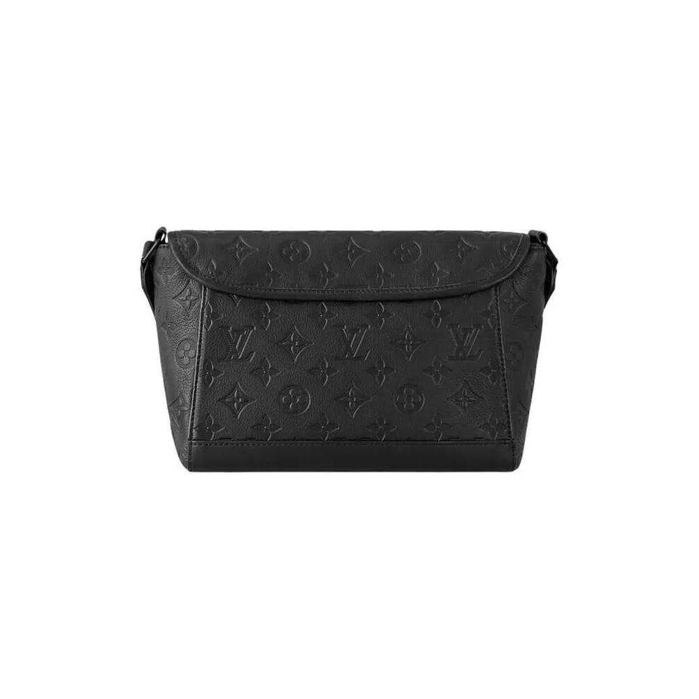 Сумки через плечо Louis Vuitton Pulse Messenger 'Black Monogram Shadow Calfskin Leather' 3