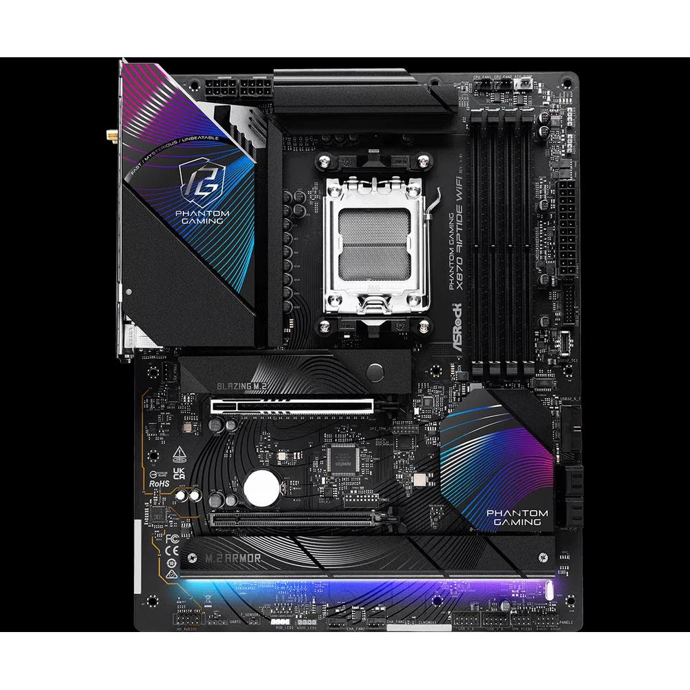 ASRock PHANTOM GAMING X870 Riptide WiFi ATX материнская плата (DDR5) 3