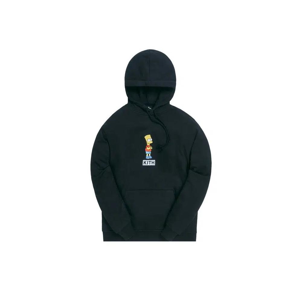 Худи Kith For The Simpsons Bart Logo Hoodie 'Black' 1