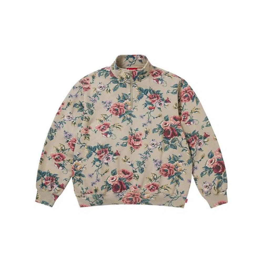 Полузастежки Supreme Small Box Half Zip Pullover 'Floral' 1