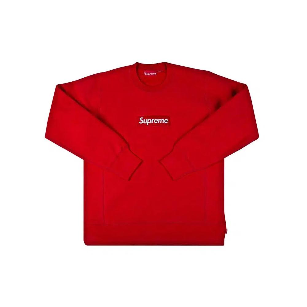 Свитшоты Supreme Box Logo Crewneck 'Red' 1