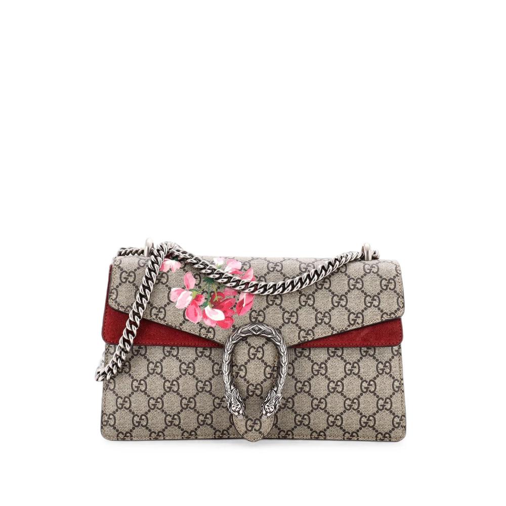 Dionysus Bag Blooms Print GG Coated Canvas Small shoulder bag 1