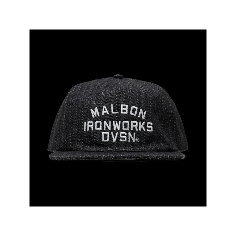 Кепки Malbon U Foreman Snapback 'Black Stone Washed Denim' 1