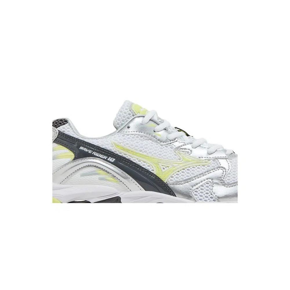 Кроссовки Mizuno Wave Rider 10 'White Sunny Lime' 2