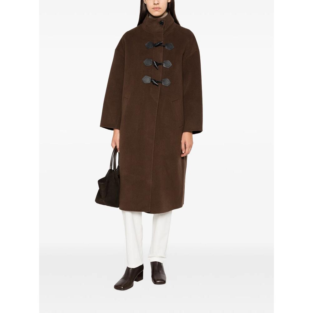 Kaya toggle-fastening high-neck coat 2