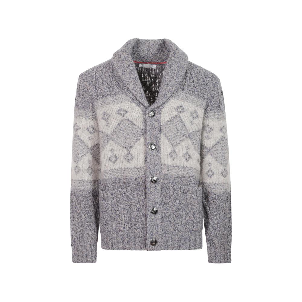 cable-knit cardigan 1