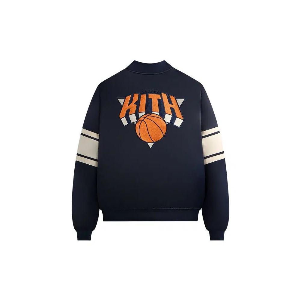 Бомберы Kith For The New York Knicks Classic Satin Bomber Jacket 'Nocturnal' 2