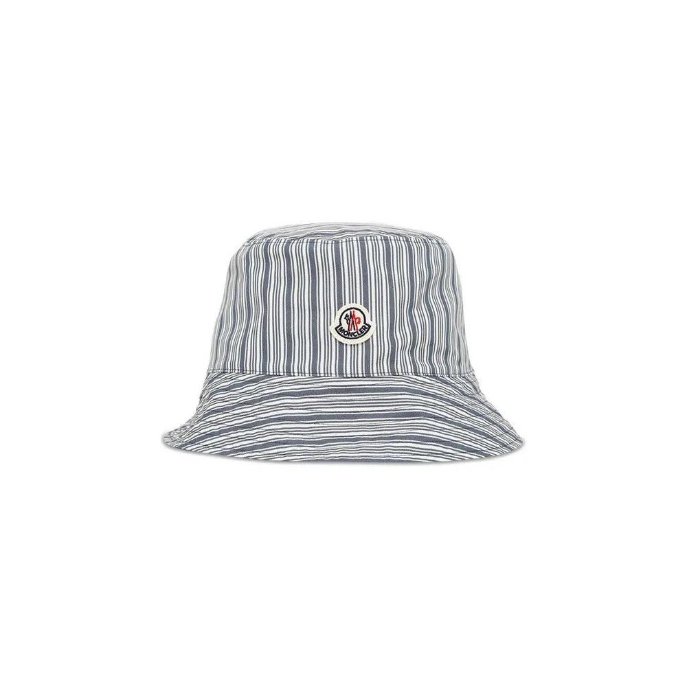Панамы Moncler Striped Bucket Hat 'Navy' 1