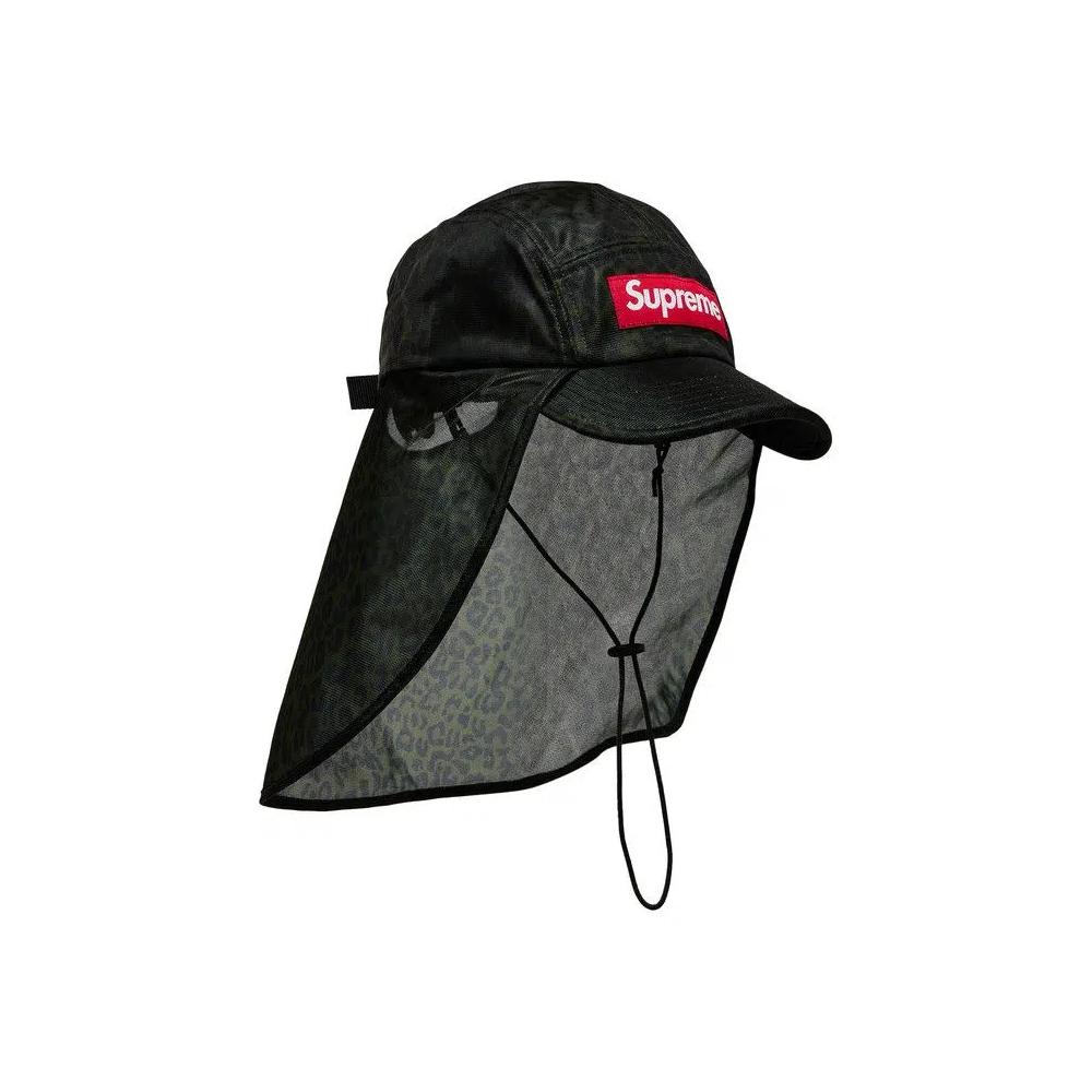 Кепки Supreme Mesh Sunshield Camp Cap «Leopard» 2