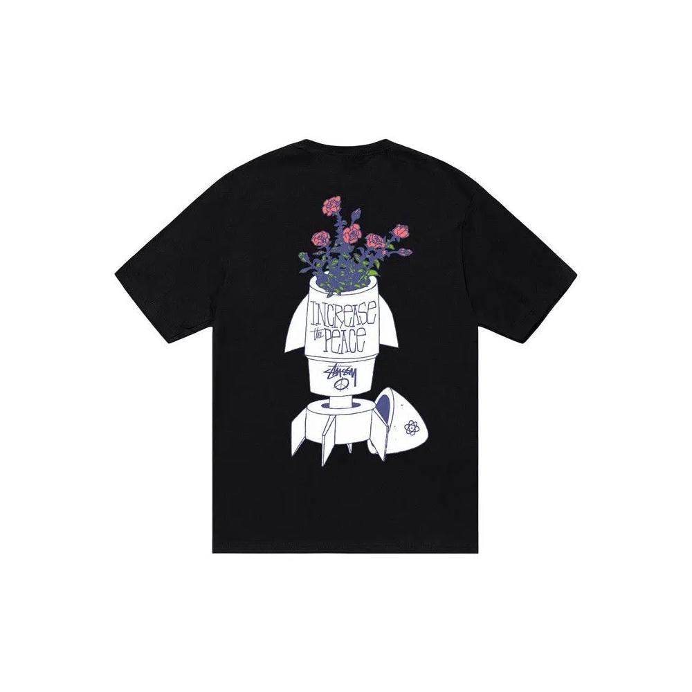 Футболки Stussy Flower Bomb Tee 'Black' 2