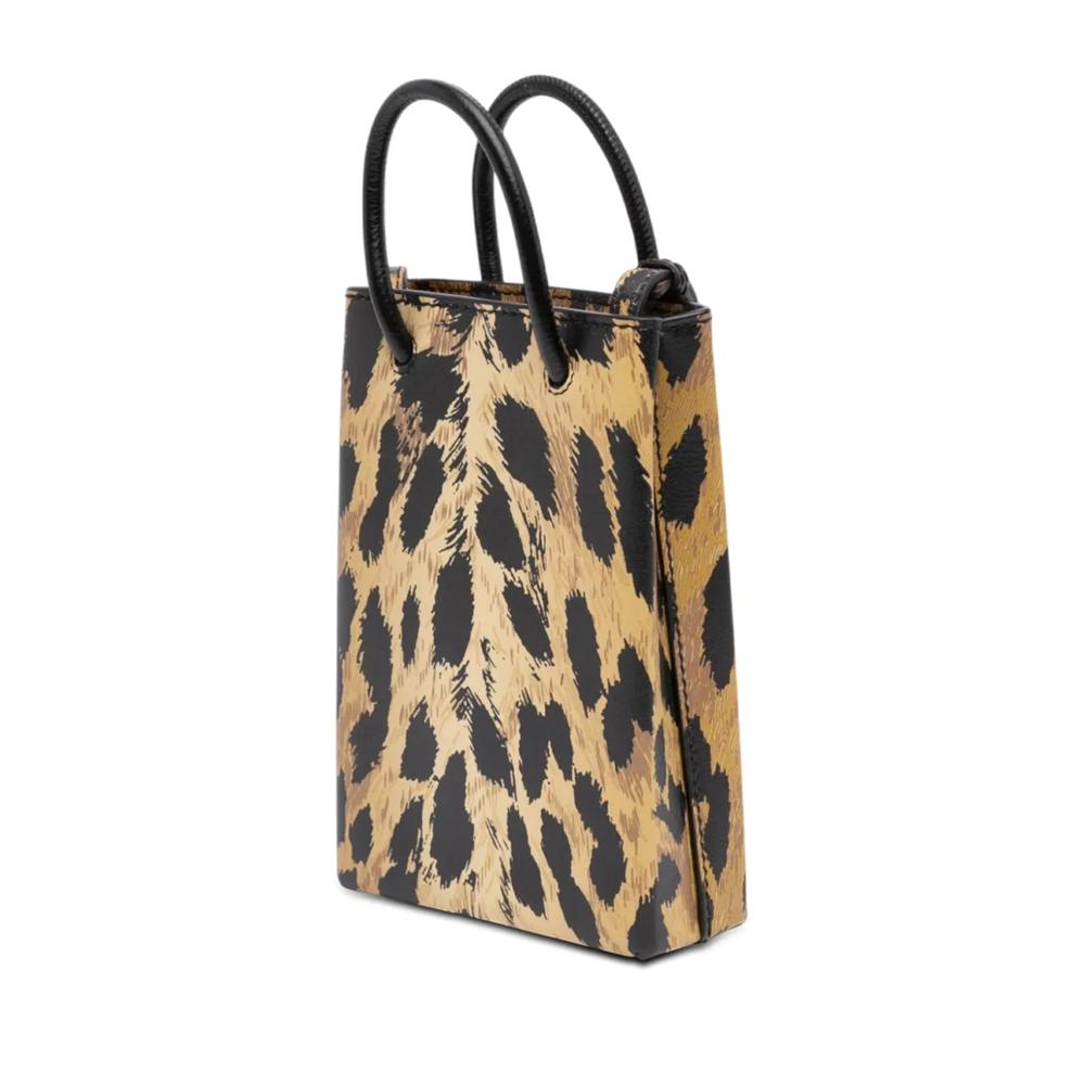 Сумка-сэтчел Mini Leopard Print Logo Shopping Phone Holder (2020 год) 1