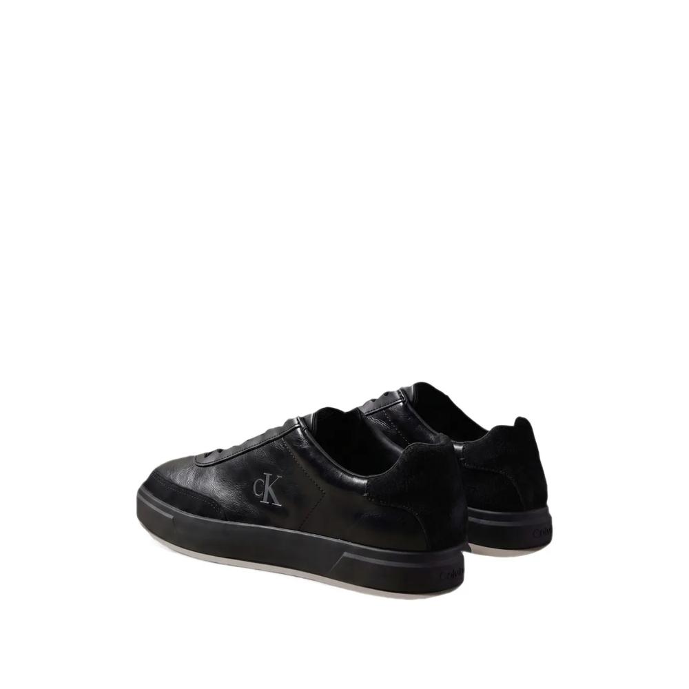 logo-print panelled sneakers 4