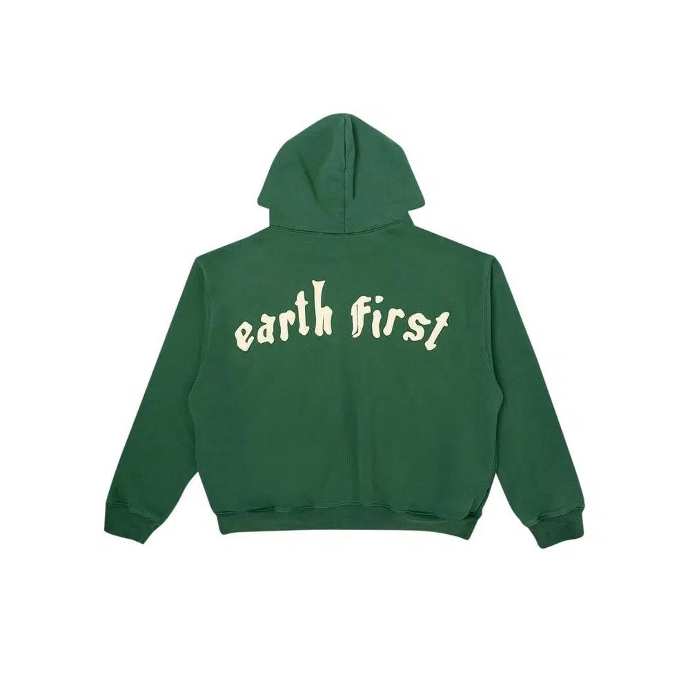 Зип-худи Cactus Plant Flea Market Earth First Zip Hooded Sweatshirt 'Зеленый' 2