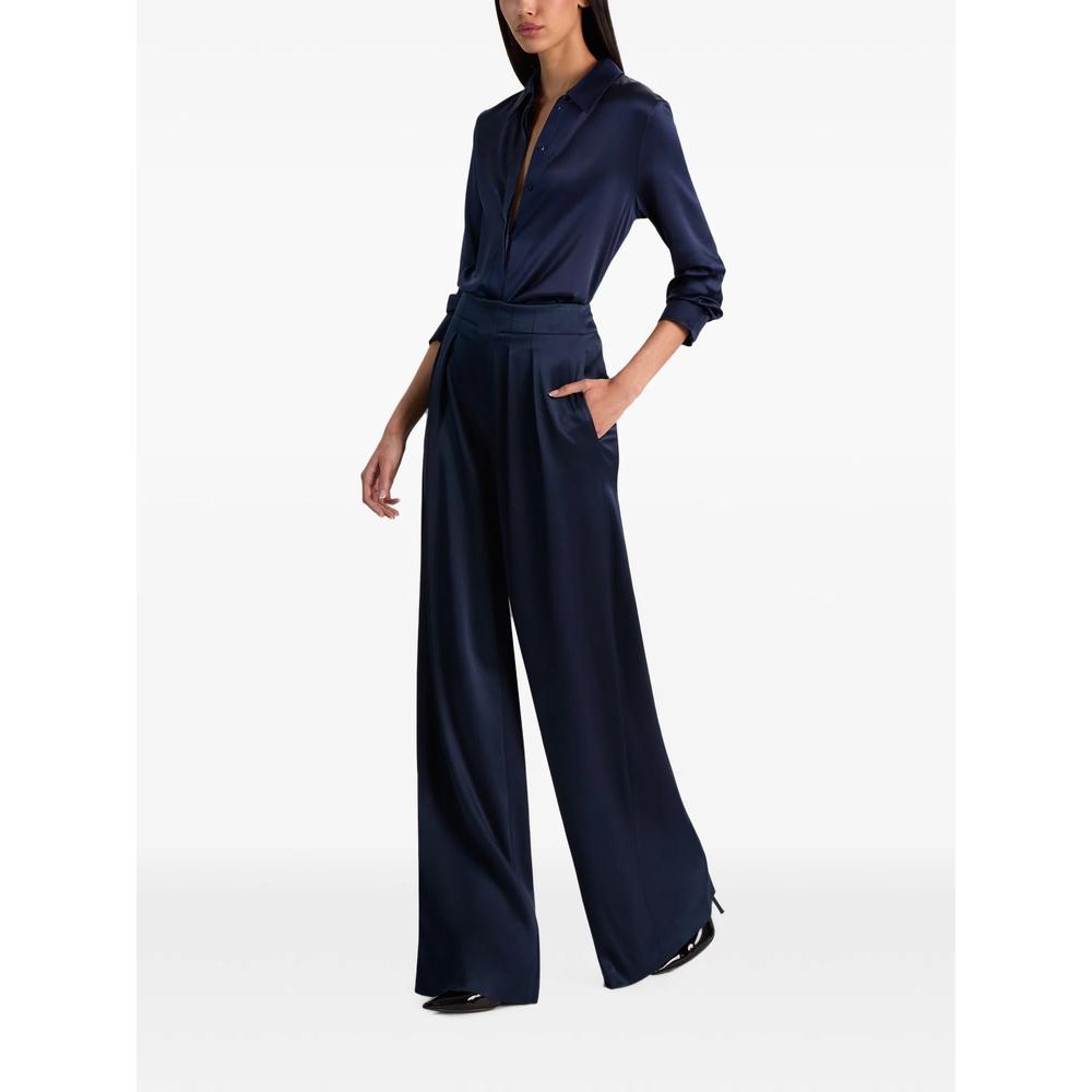 Eloise pleated wide-leg trousers 3