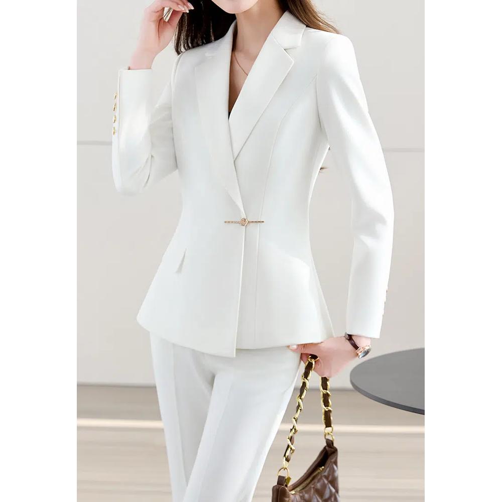 Комплект пиджака на одной пуговице Slim Fit YGH-EY6603set 4