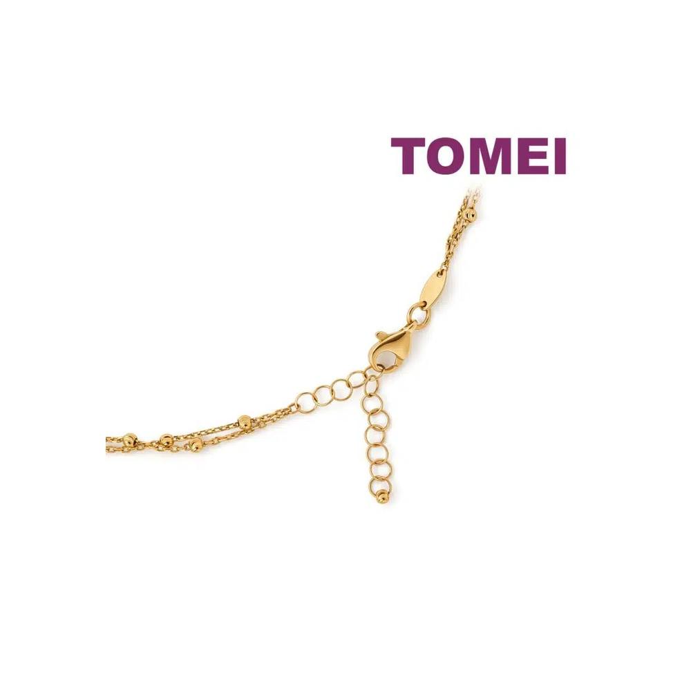TOMEI Двухрядное Ожерелье, Желтое Золото 585/14K 3