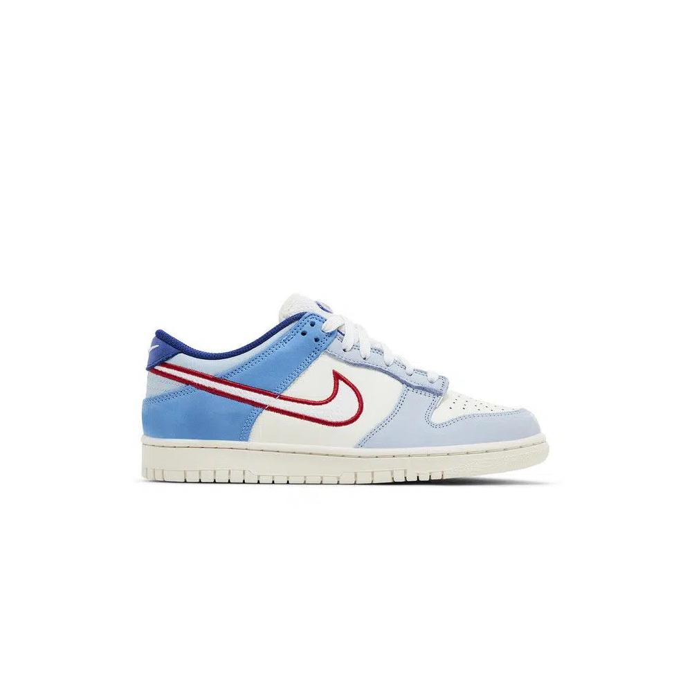 Кроссовки Nike Dunk Low GS 'Armory Blue Red Mesh' 1